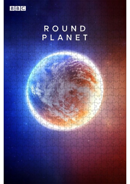 Round Planet (2016) Film Posterinin 500 Parça Puzzle Yapbozu Sürüm4