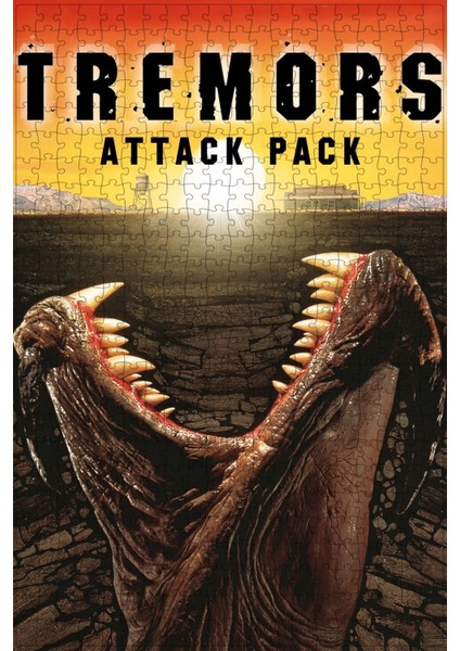 Tremors Collection Film Posterinin 500 Parça Puzzle Yapbozu S84