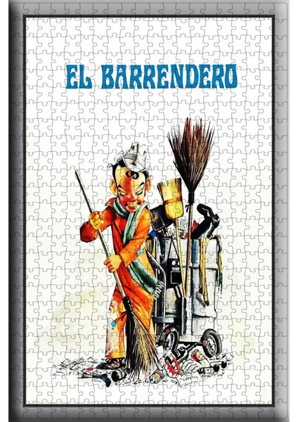 El Barrendero (1982) Film Posterinin 500 Parça Puzzle Yapbozu