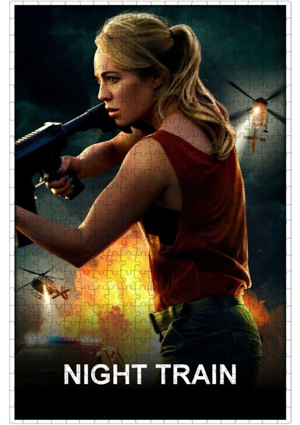 Night Train (2023) Film Posterinin 500 Parça Puzzle Yapbozu