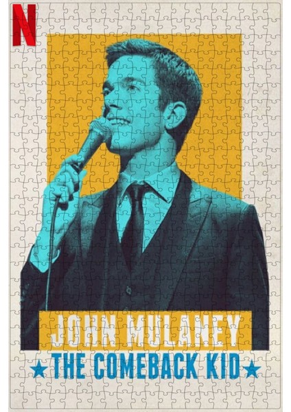 John Mulaney: The Comeback Kid (2015) Film Posterinin 500 Parça Puzzle Yapbozu G65