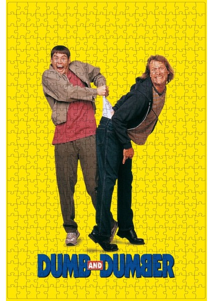 Dumb And Dumber (1994) Film Posterinin 500 Parça Puzzle Yapbozu Y3