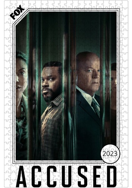 Accused (2023) Film Posterinin 500 Parça Puzzle Yapbozu Sürüm2