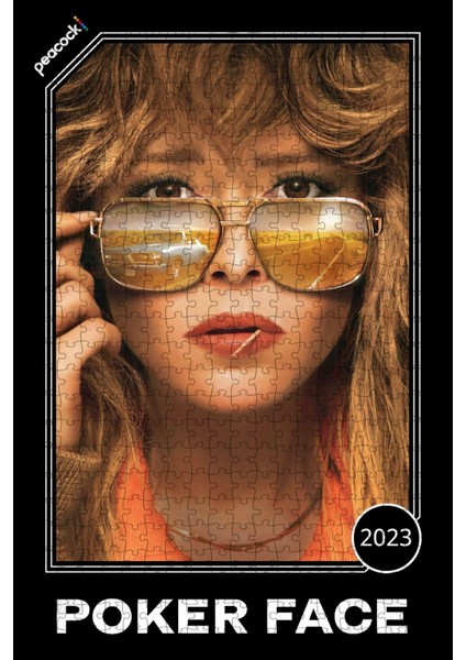 Poker Face (2023) Film Posterinin 500 Parça Puzzle Yapbozu Sürüm5