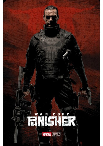 Punisher: War Zone (2008) Film Posterinin 500 Parça Puzzle Yapbozu E39