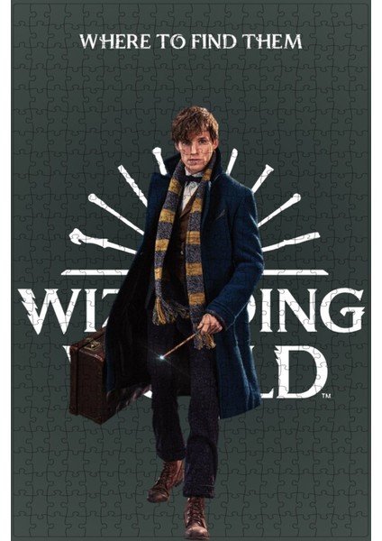 Fantastic Beasts And Where To Find Them (2016) Film Posterinin 500 Parça Puzzle Yapbozu J61