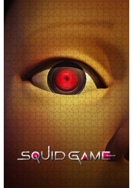 Squid Game (2021) Film Posterinin 500 Parça Puzzle Yapbozu
