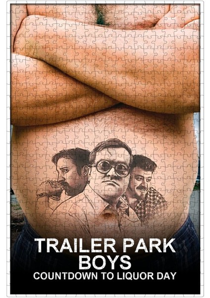 Trailer Park Boys: Countdown To Liquor Day (2009) Film Posterinin 500 Parça Puzzle Yapbozu