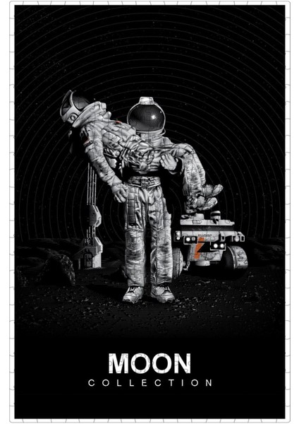 Moon Collection Film Posterinin 500 Parça Puzzle Yapbozu B98