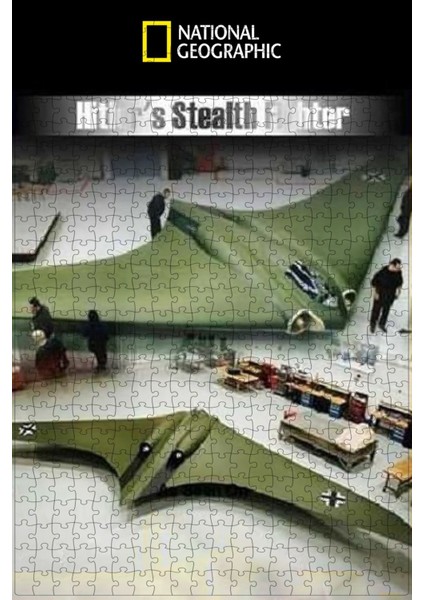 Hitler's Stealth Fighter (2009) Film Posterinin 500 Parça Puzzle Yapbozu