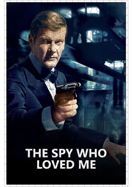 The Spy Who Loved Me (1977) Film Posterinin 500 Parça Puzzle Yapbozu Sürüm4