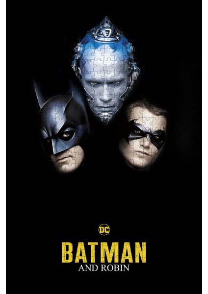 Batman & Robin (1997) Film Posterinin 500 Parça Puzzle Yapbozu J40