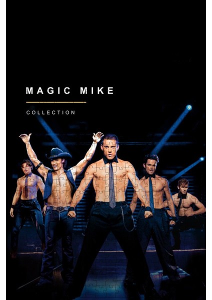 Magic Mike Collection Film Posterinin 500 Parça Puzzle Yapbozu E41