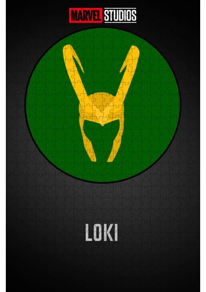 Loki (2021) Film Posterinin 500 Parça Puzzle Yapbozu Sürüm5 R51