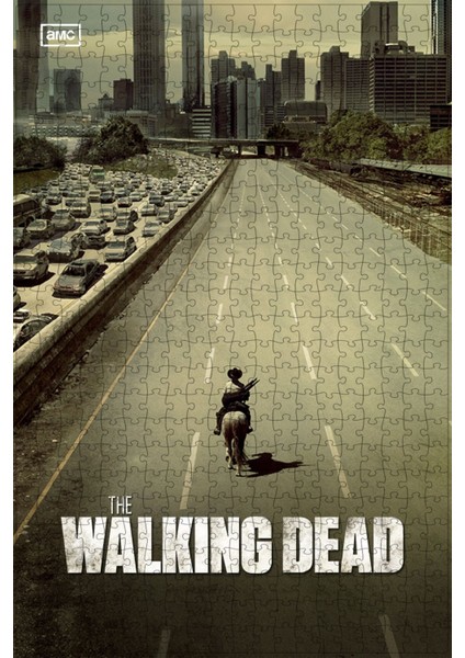 The Walking Dead (2010) Film Posterinin 500 Parça Puzzle Yapbozu Sürüm2