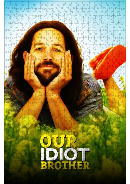 Our Idiot Brother (2011) Film Posterinin 500 Parça Puzzle Yapbozu Sürüm2