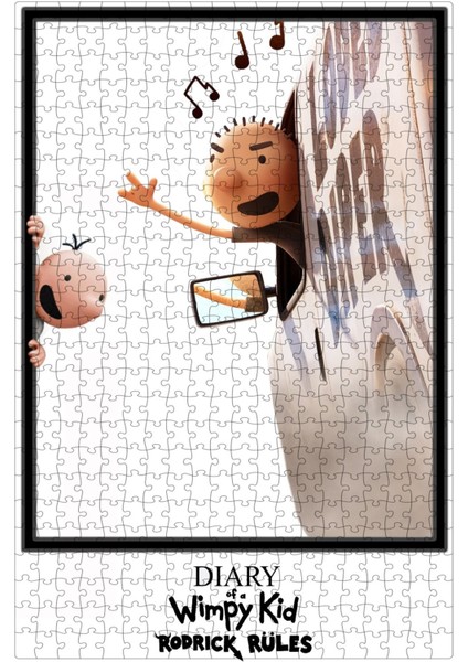 Diary Of A Wimpy Kid: Rodrick Rules (2022) Film Posterinin 500 Parça Puzzle Yapbozu Sürüm2