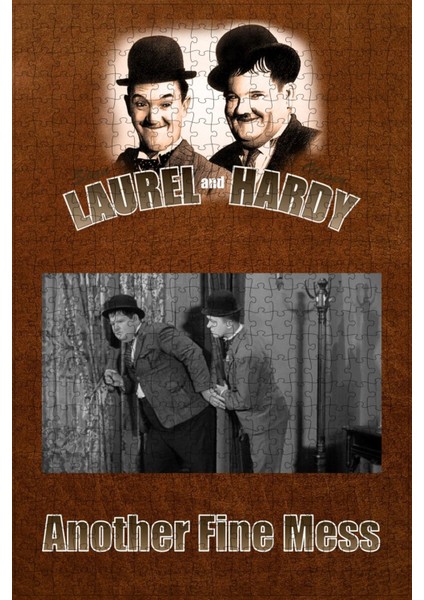 Another Fine Mess (1930) Film Posterinin 500 Parça Puzzle Yapbozu