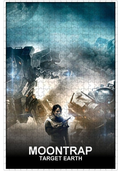 Moontrap: Target Earth (2017) Film Posterinin 500 Parça Puzzle Yapbozu