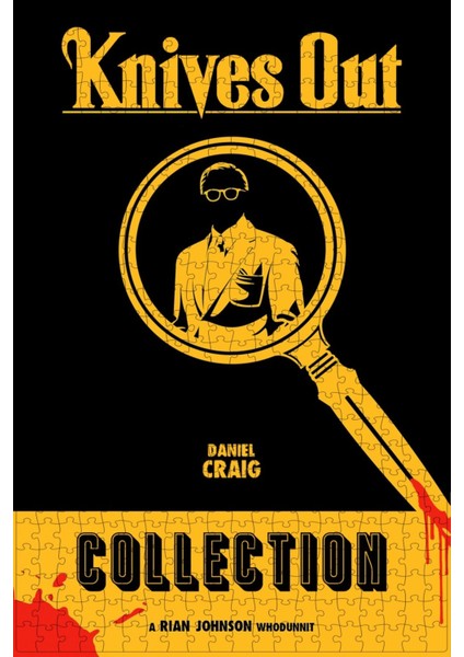 Knives Out Collection Film Posterinin 500 Parça Puzzle Yapbozu Sürüm2 E7