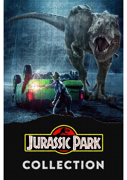 Jurassic Park Collection Film Posterinin 500 Parça Puzzle Yapbozu Y67