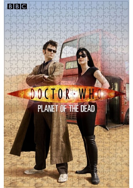 Doctor Who: Planet Of The Dead (2009) Film Posterinin 500 Parça Puzzle Yapbozu Sürüm4