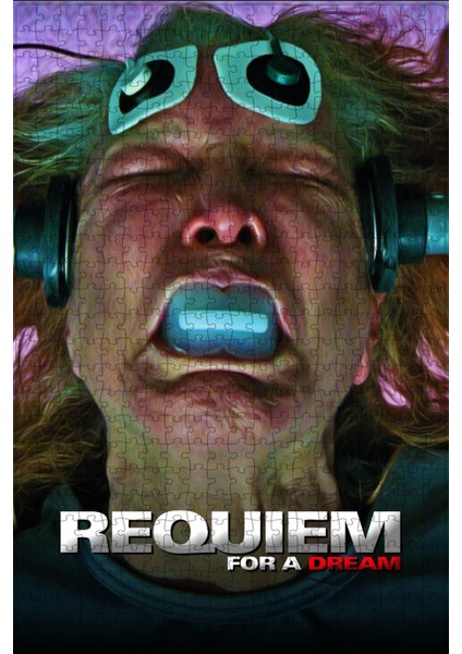 Requiem For A Dream (2000) Film Posterinin 500 Parça Puzzle Yapbozu Sürüm2