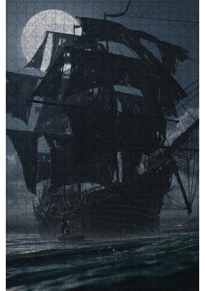 Karayip Korsanları: The Curse Of The Black Pearl 2003 Film Posterinin 500 Parça Puzzle Yapbozu