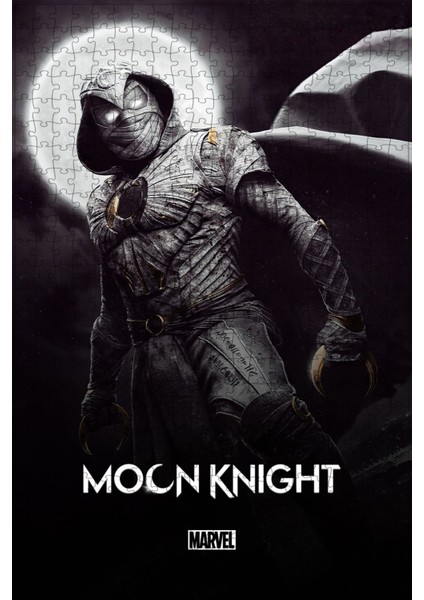 Moon Knight (2022) Film Posterinin 500 Parça Puzzle Yapbozu Sürüm5