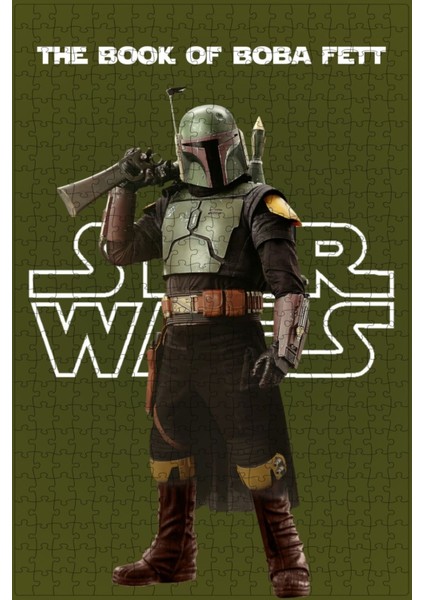 The Book Of Boba Fett (2021) Film Posterinin 500 Parça Puzzle Yapbozu Sürüm3