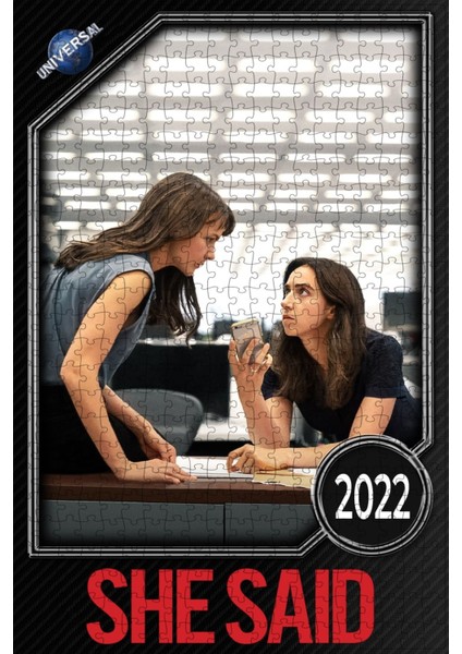 She Said (2022) Film Posterinin 500 Parça Puzzle Yapbozu Sürüm4