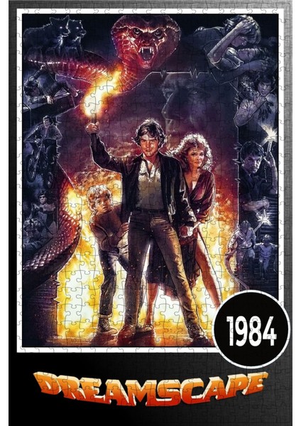 Dreamscape (1984) Film Posterinin 500 Parça Puzzle Yapbozu