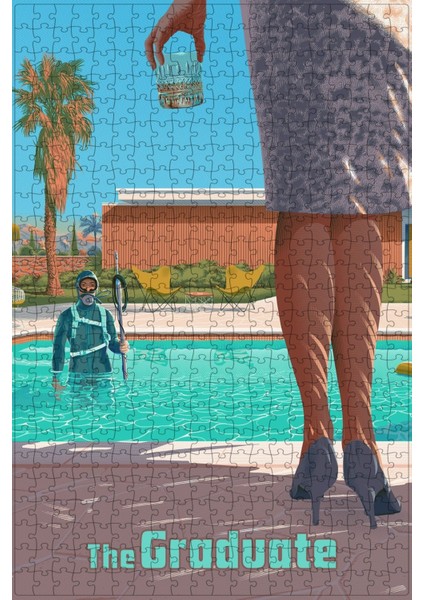 The Graduate (1967) Film Posterinin 500 Parça Puzzle Yapbozu