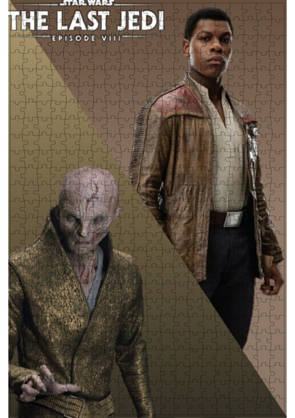 Star Wars: The Last Jedi (2017) Film Posterinin 500 Parça Puzzle Yapbozu Sürümx2