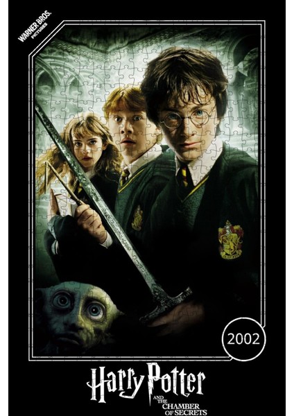 Harry Potter And The Chamber Of Secrets (2002) Film Posterinin 500 Parça Puzzle Yapbozu Sürüm5