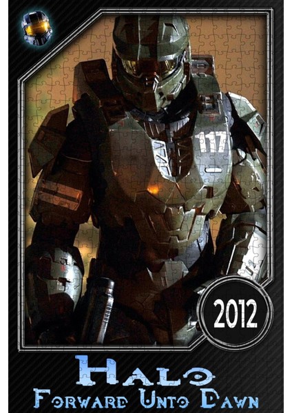 Halo 4: Forward Unto Dawn (2012) Film Posterinin 500 Parça Puzzle Yapbozu Sürüm2
