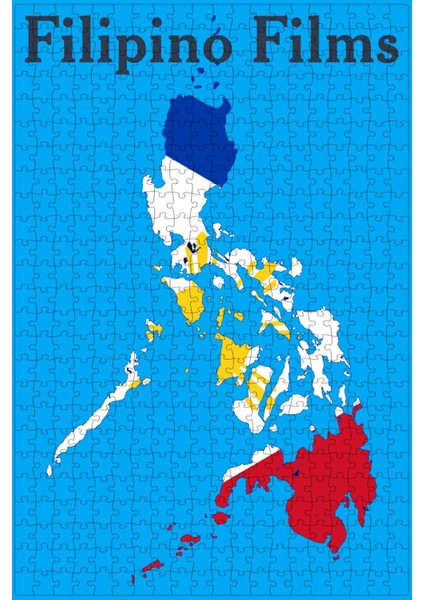 Foreign Film Posterinin 500 Parça Puzzle Yapbozu Sürüm4