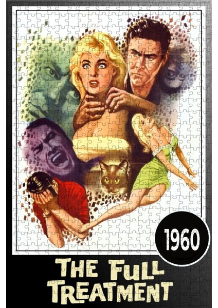 The Full Treatment (1960) Film Posterinin 500 Parça Puzzle Yapbozu