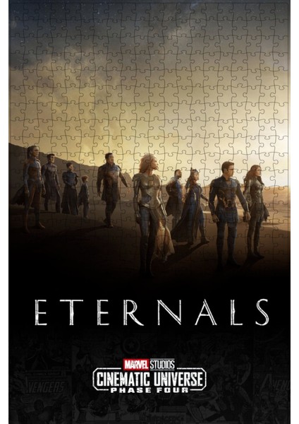 Eternals (2021) Film Posterinin 500 Parça Puzzle Yapbozu Sürüm5