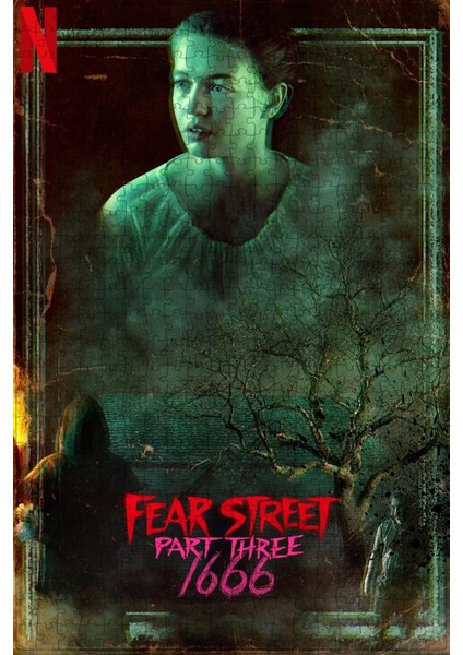 Fear Street: 1666 (2021) Film Posterinin 500 Parça Puzzle Yapbozu G68