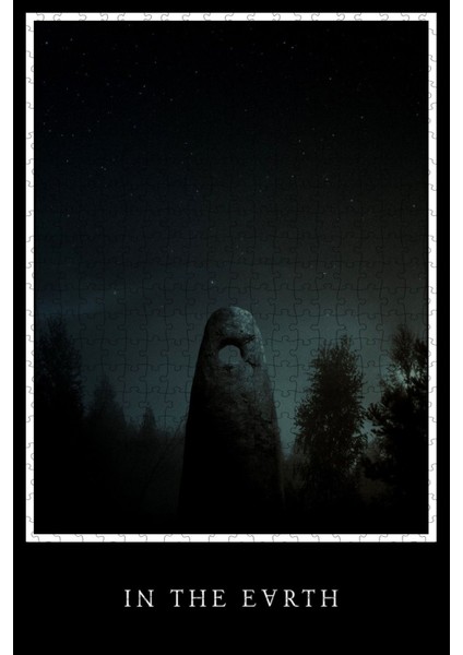In The Earth (2021) Film Posterinin 500 Parça Puzzle Yapbozu Sürüm5
