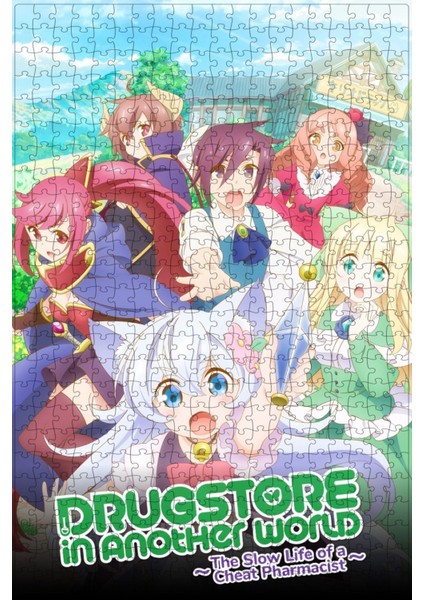 Drug Store In Another World: The Slow Life Of A Cheat Pharmacist Filmin 500 Parça Puzzle Yapbozu