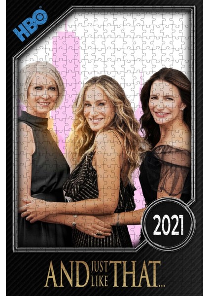 And Just Like That… (2021) Film Posterinin 500 Parça Puzzle Yapbozu Sürüm2
