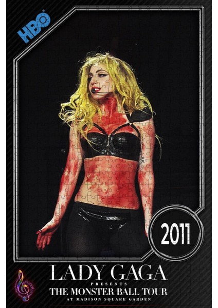 Lady Gaga Presents: Monster Ball Tour At Madison Square Garden Posterinin 500 Parça Puzzle Yapbozu