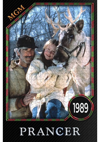 Prancer (1989) Film Posterinin 500 Parça Puzzle Yapbozu