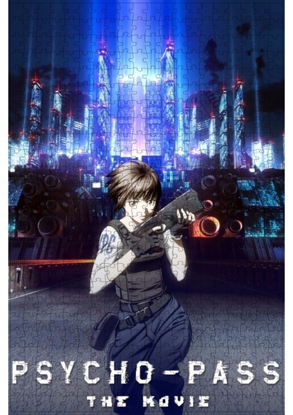 Psycho-Pass: The Movie (2015) Film Posterinin 500 Parça Puzzle Yapbozu