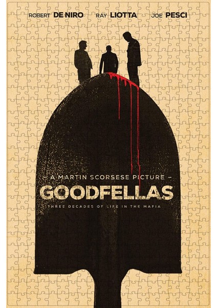 Goodfellas (1990) Film Posterinin 500 Parça Puzzle Yapbozu Sürüm4