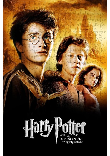 Harry Potter And The Prisoner Of Azkaban (2004) Film Posterinin 500 Parça Puzzle Yapbozu Sürüm2 F26