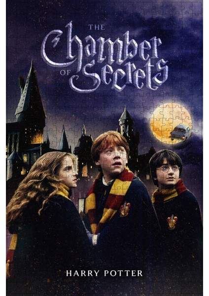 Harry Potter And The Chamber Of Secrets (2002) Film Posterinin 500 Parça Puzzle Yapbozu Sürüm4