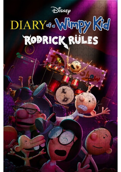 Diary Of A Wimpy Kid: Rodrick Rules (2022) Film Posterinin 500 Parça Puzzle Yapbozu Sürüm6
